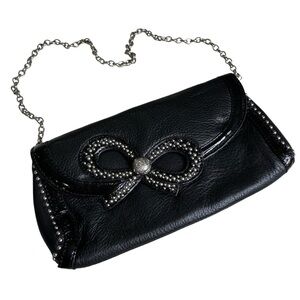 Brighton leather clutch/ shoulder bag